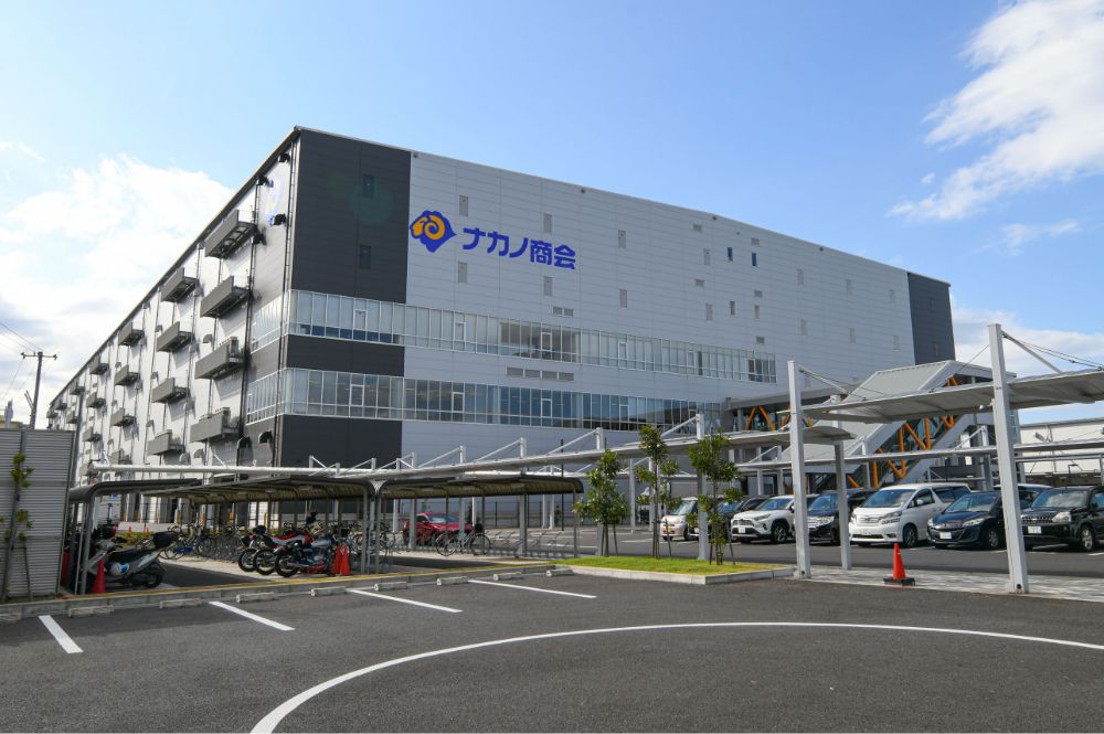 株式会社ナカノ商会物流倉庫の外観